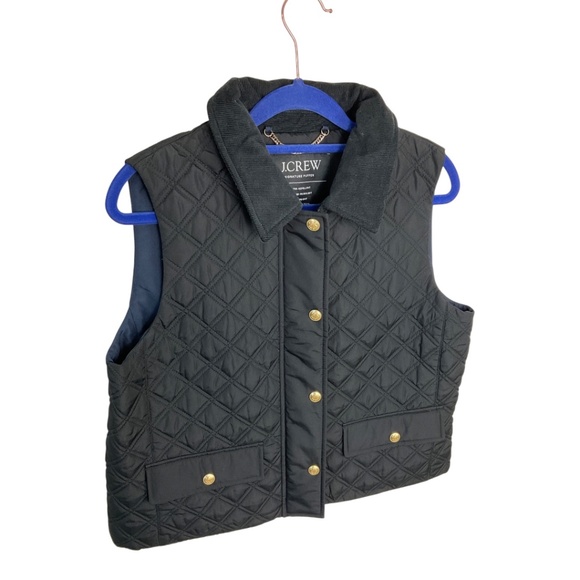 J. Crew Women's Quilted Barn Vest - Picture 2 of 9